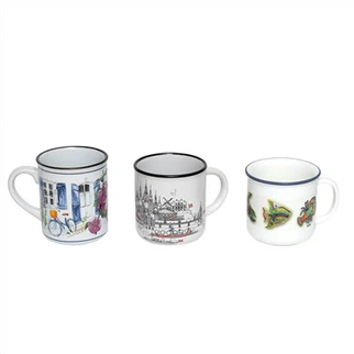 Cốc cà phê men gốm