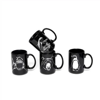 Sandblast gốm Mug
