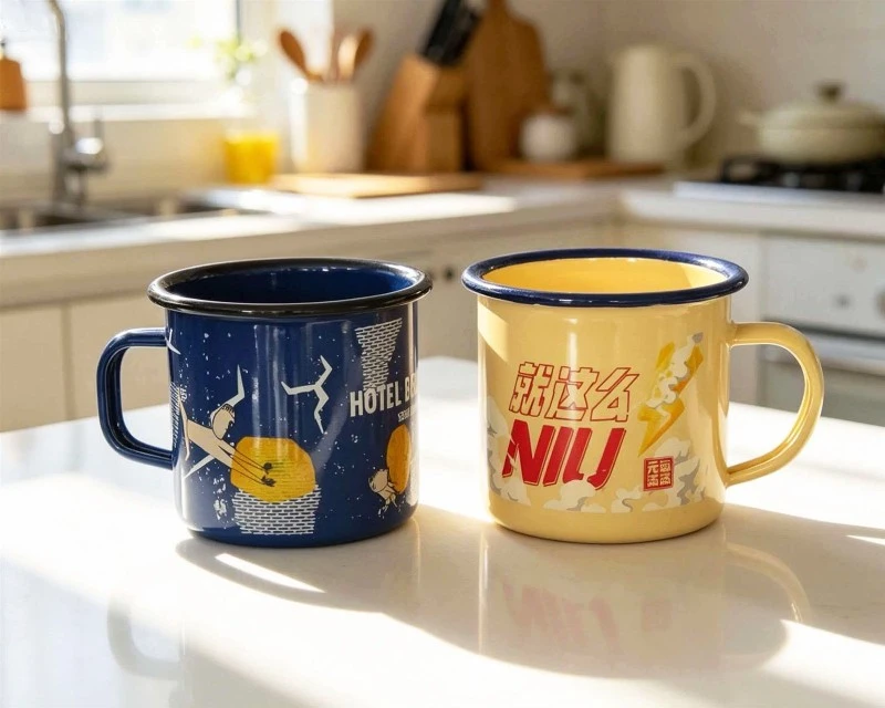 Custom Enamel Mugs 3 Custom Enamel Mugs 3